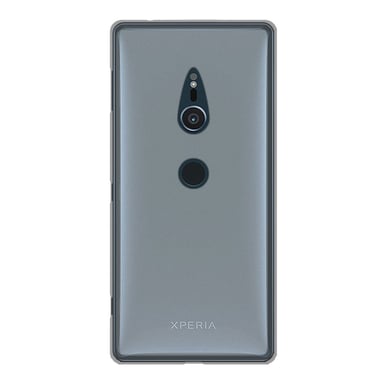 Coque silicone unie compatible Givré Blanc Sony Xperia XZ2