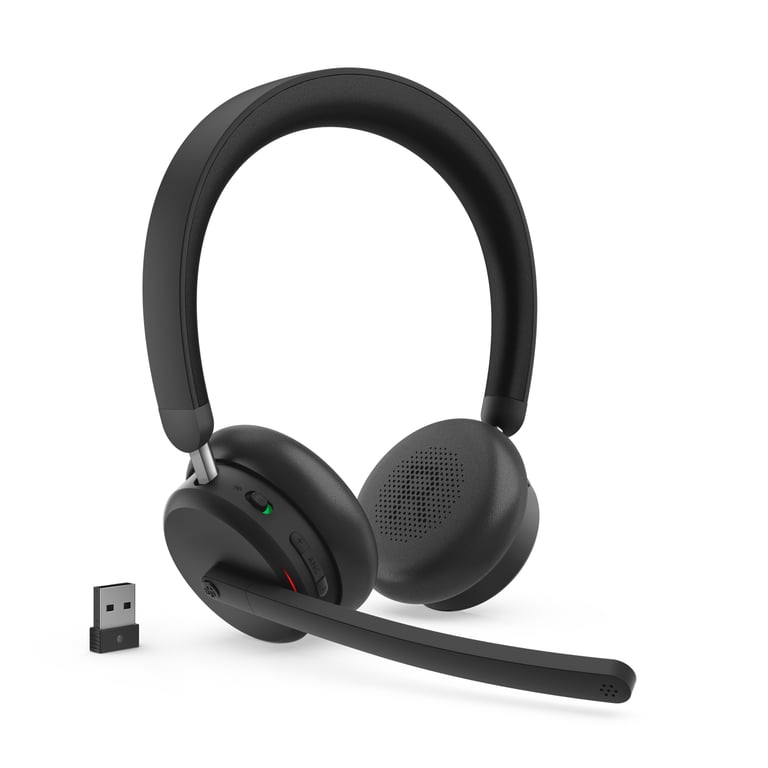 Lenovo ANC Headset 6550 Casque Sans fil Arceau Bureau/Centre d'appels USB Type-C Bluetooth Noir - Neuf