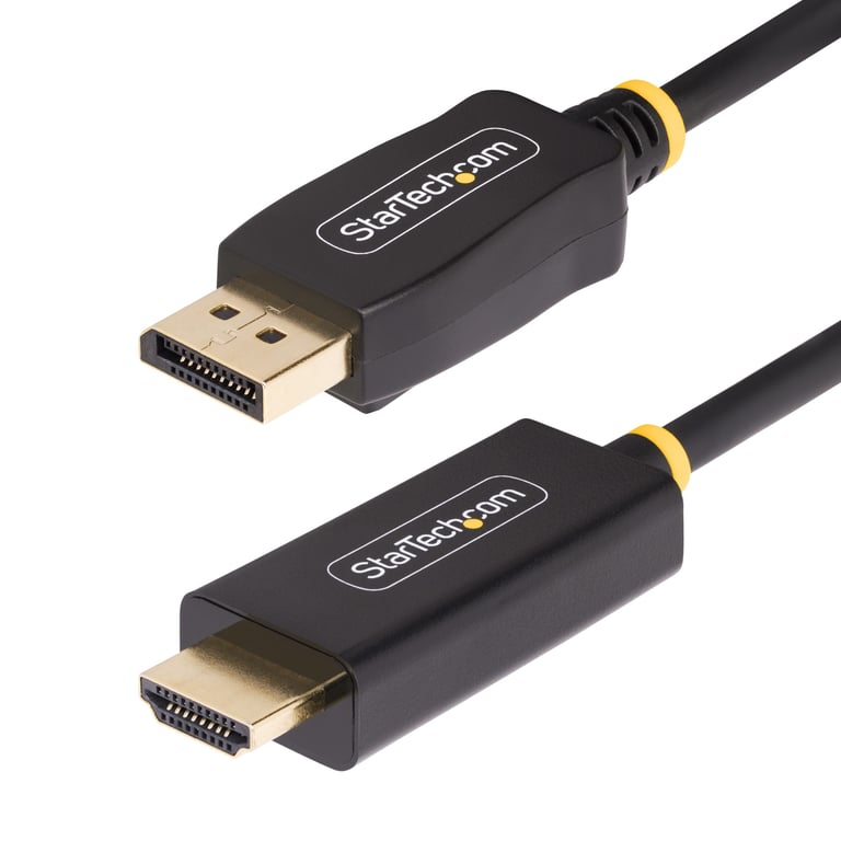 StarTech.com Câble Adaptateur DisplayPort vers HDMI de 2m, 4K 60Hz avec HDR, Adaptateur DP vers HDMI 2.0b, Convertisseur Vidéo Actif, Ordinateur DisplayPort vers Moniteur HDMI - Neuf