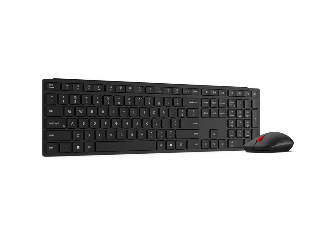 Pack Clavier Souris Lenovo Pro Combo 6000 4X31S04810 – Sans Fil, AZERTY - vue 4