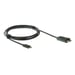 Ewent EW9824 2 m di cavo video USB Tipo-C HDMI Tipo A e adattatore (standard) Nero