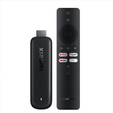 Clé multimédia TV XIAOMI TV Stick HD 2nd Gen Google TV Android 14 HDMI Noir