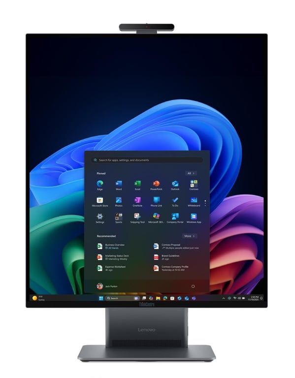 Lenovo ThinkCentre X AIO Copilot+ PC Intel Core Ultra 5 325 70 1 cm 27.6 2560 x 2880 pixels PC All in One LPDDR5x SDRAM SSD Windows 11 Pro Wi Fi 7 802.11be Neuf