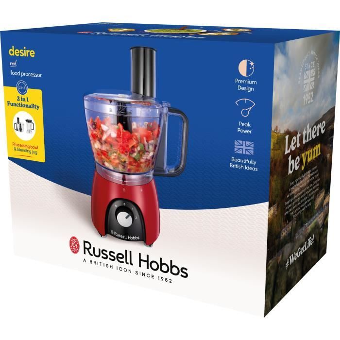 Robot culinaire RUSSEL HOBBS Desire 2 vitesses + pulse - vue 4