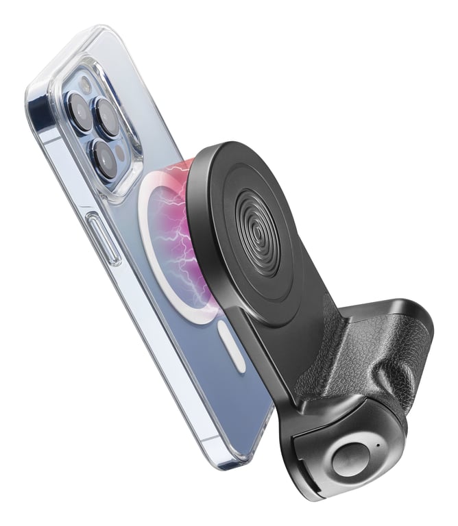 Support magnétique Bluetooth CELLULARLINE Pics MAG Télécommande incluse Rotation 180° - vue 3