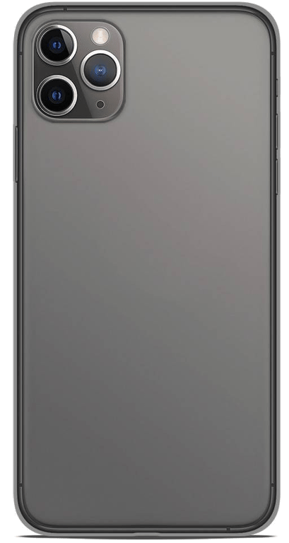 Coque silicone unie compatible Transparent Apple iPhone 11 Pro Max