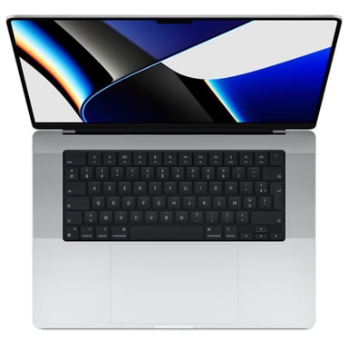 MacBook Pro Retina M1 MAX (2021) 16,2'', 3,2 Ghz 1 TB SSD 64 GB Apple GPU 24, Argento - QWERTY IT