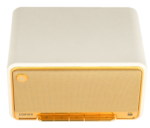 D32 – Enceinte Bluetooth Sans Fil de Bureau 60W RMS – Design Rétro – Blanc - Neuf