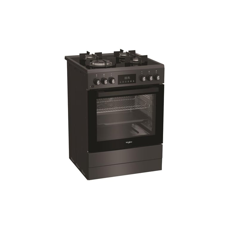 Cuisinière Mixte WHIRLPOOL W6G8LCSWA – 4 Feux Gaz Four 72L - vue 5