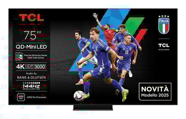 TCL 75C7K TV 190,5 cm (75'') 4K Ultra HD Smart TV Wifi Métallique 3000 cd/m²