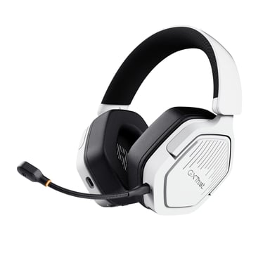 Trust GXT 493W Carus Casque Avec fil &sans fil Arceau, Casque Jouer USB Type-C / USB Type-A Bluetooth Blanc