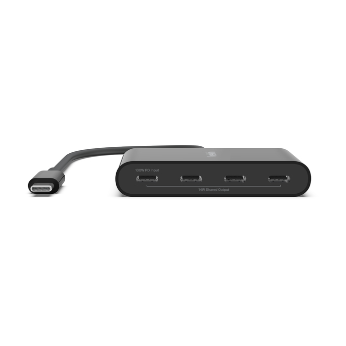 Belkin AVC018BTBK hub & concentrateur USB Type-C 10000 Mbit/s Noir - Neuf