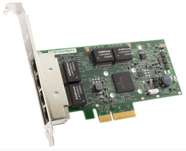 Carte Réseau Broadcom BCM5719-4P – Ethernet 1000 Mbit/s, PCIe x4