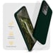Funda de silicona Moozy Minimalist Series para Samsung S20 Ultra, verde medianoche - TPU fino y flexible acabado mate