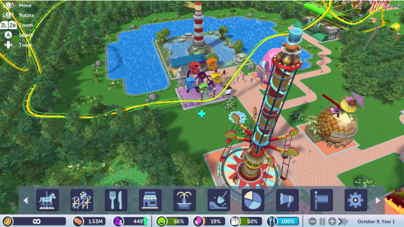 Rollercoaster Tycoon Adventures Deluxe PS5 Neuf - vue 4