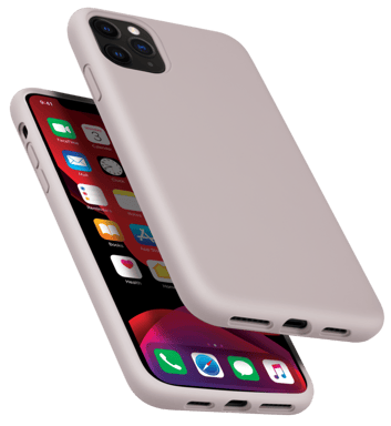 Funda antigolpes de gel de silicona suave para Apple iPhone 11 Pro Max, Pebble Grey