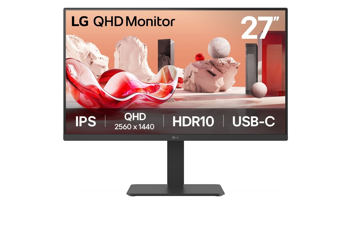LG 27BA65QB B.AEU écran plat de PC 68 6 cm 27 2560 x 1440 pixels Wide Quad HD LED Neuf