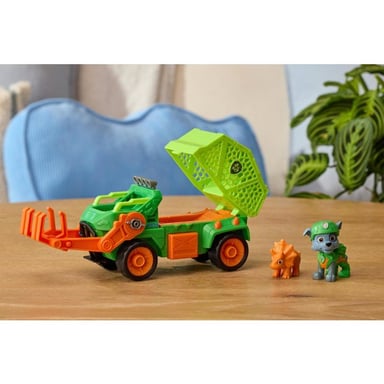 Vehículo + Figurita Rocky - La Patrulla Canina - La Película Misión Dino - SPINMASTER - A Partir De 3 Años