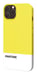 Pantone PT-PC1009Y funda de protección para teléfonos portátiles 17 cm (6,7'') Funda Blanca, Amarilla Apple (marca) iPhone 13 Pro Max