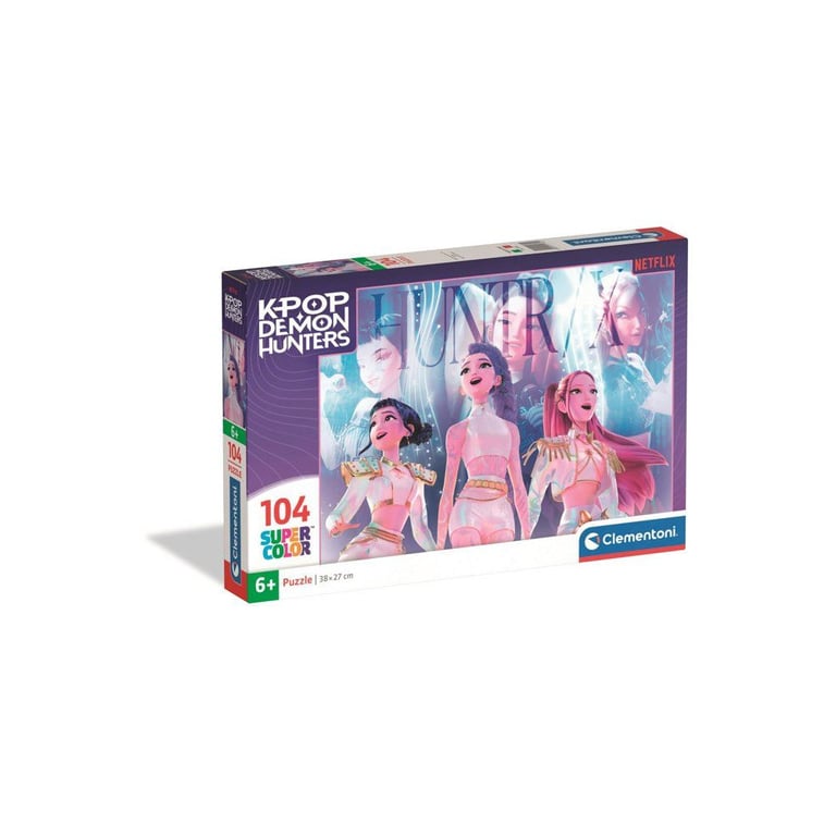 Clementoni K Pop Demon Hunters Puzzle 104 pièces 38 x 27 cm - vue 2