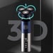 Afeitadora eléctrica con cuchilla giratoria 3D. Blue