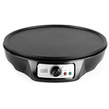 Orbegozo Crêpière CM-30 Crêpière Polyvalente et Facile à Utiliser - Surface Antiadhésive - Température Réglable - Voyants lumineux - Pieds Antidérapants et Accessoires Inclus