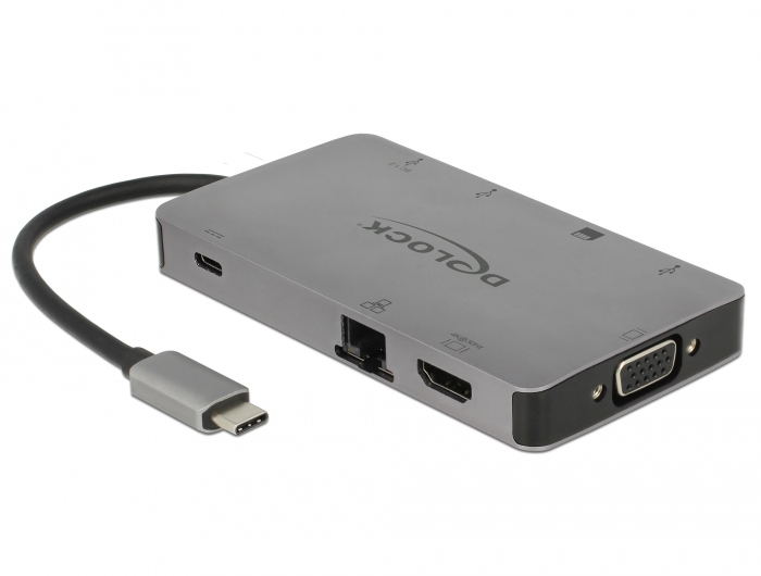 DeLOCK 87735 station d'accueil Avec fil USB 3.2 Gen 1 3.1 Gen 1 Type C Neuf - vue 3