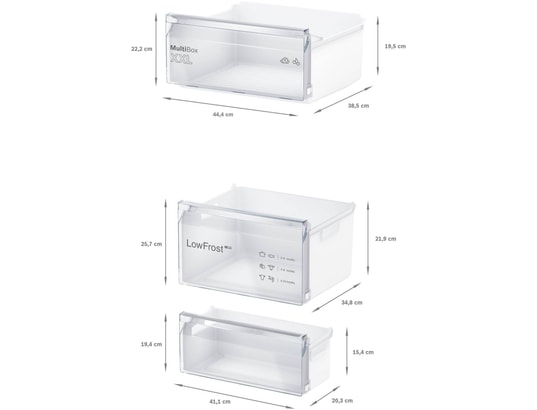BOSCH Réfrigérateur intégrable combiné 270 litres pour niche 178 cm KIV87NSE0 - vue 8