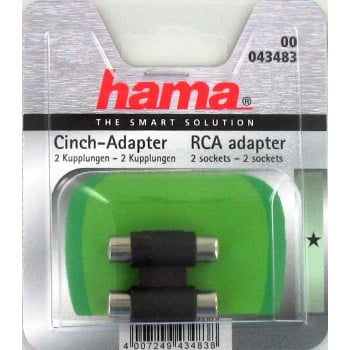 Hama 2 RCA - 2 RCA Nero