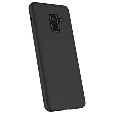 MW Funda para Galaxy A8 2018 TPU POLYGAB Negro