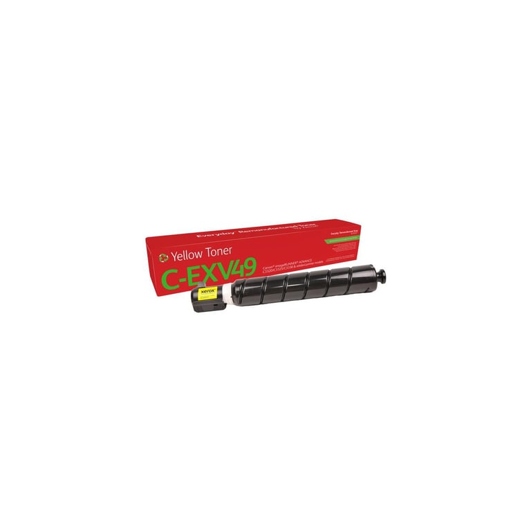 Xerox Jaune compatible remanufacturé cartouche de toner alternative pour : Canon 8527B002 Canon C EXV49 programme de retours World Alliance - vue 2