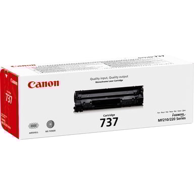 Canon 737 - Cartucho de Tóner Negro Original 2400 Páginas CRG-737