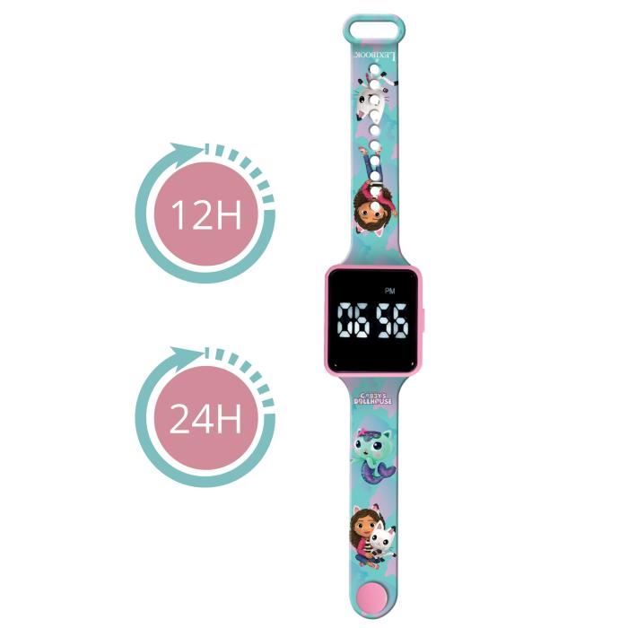Lexibook Gabby et la Maison Magique Montre LED connectée Bracelet ajustable - vue 3