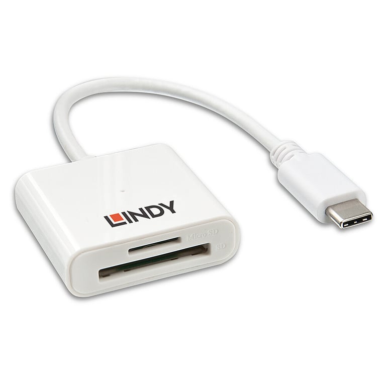 Lindy Lecteur de carte microSD MMC MMCmicro MMCmobile RS MMC SD SDHC SDXC USB 3.1