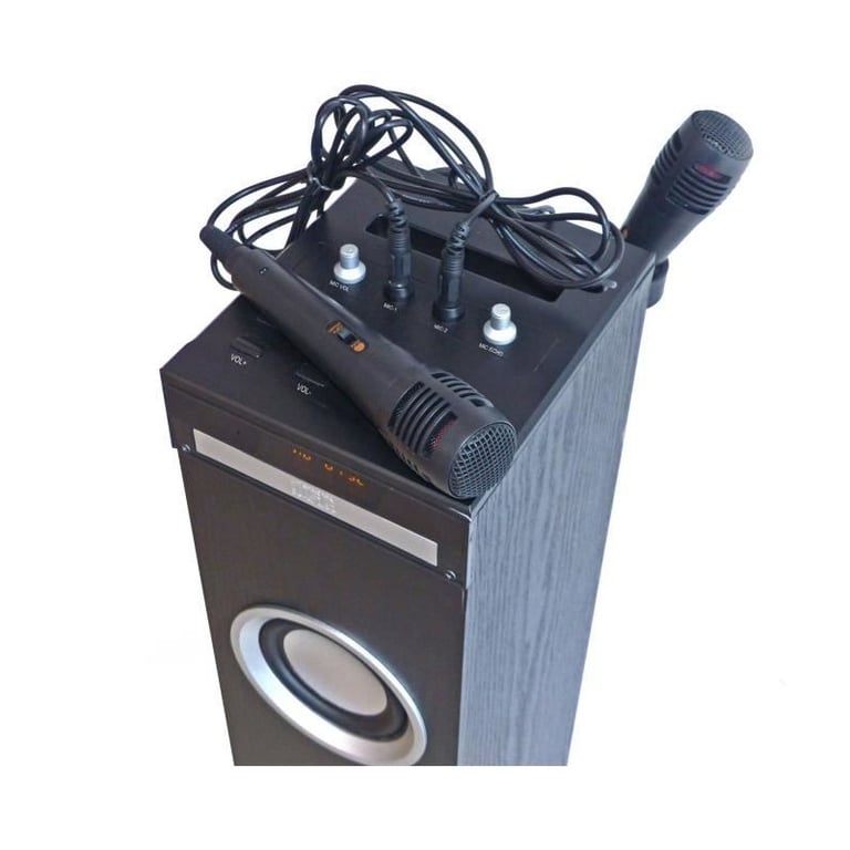 Inovalley HP49CD Tour de son Bluetooth Lecteur CD et fonction Karaoké Radio FM Port USB Entrée aux in - vue 3