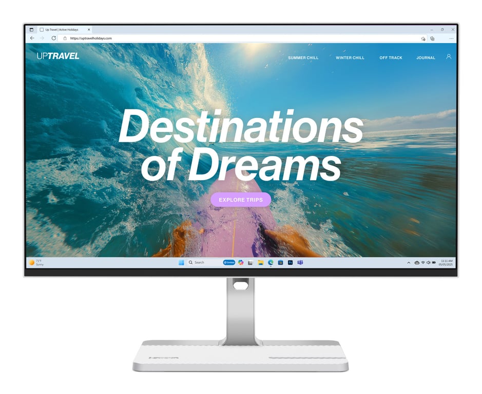 Écran PC Lenovo L24D 4C 23 8 Full HD 144Hz IPS FreeSync Hauteur Réglable - vue 2