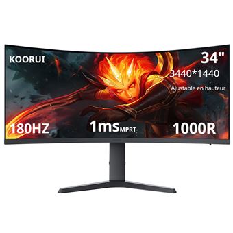 Gaming G3441VC 34 incurvé 180 Hz WQHD - vue 3