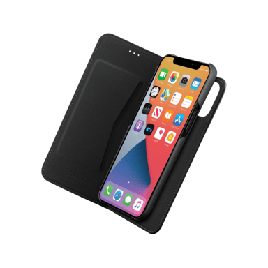 GEN 2.0 funda y carcasa magnética delgada 2 en 1 para Apple iPhone 12 mini, Negro