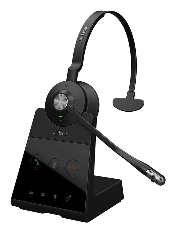 Jabra Engage 65 SE Casque stéréo sans Fil Appels Professionnels DECT Sécurité Batterie 13 Heures Confort avec Base câble USB C compatibilité avec Les Applications de réunion - vue 5