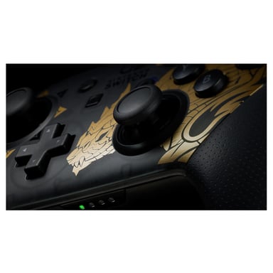 Nintendo Pro Controller Monster Hunter Rise Edition Nero, Oro Controller analogico/digitale Bluetooth Nintendo Switch