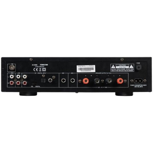 Amplificateur Audio Fonestar AS6060 – 60W RMS, Bluetooth/USB/FM, Tuner FM - vue 2