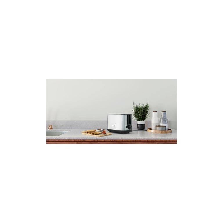 Grille-Pain Electrolux E3T1-3ST – 2 Tranches, 800W, Acier Inoxydable - vue 4