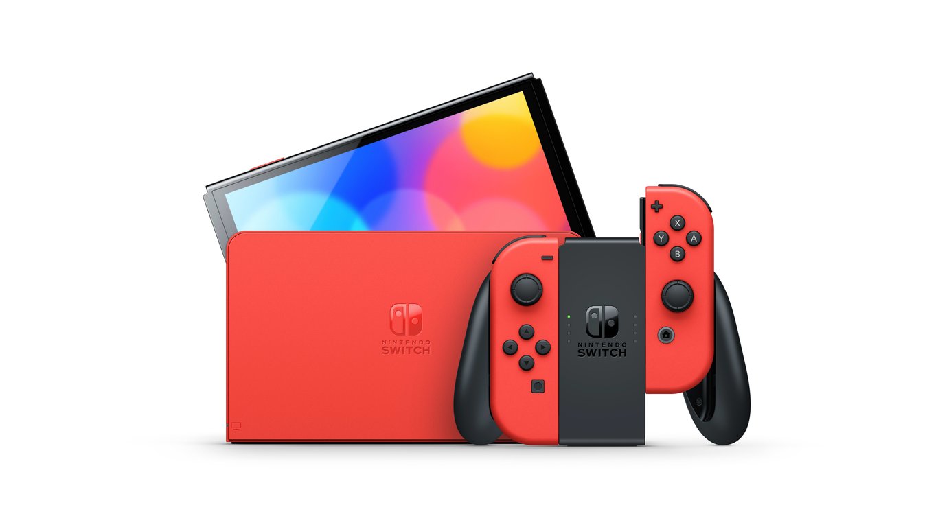Nintendo Console Switch Modèle OLED Edition Mario - vue 4