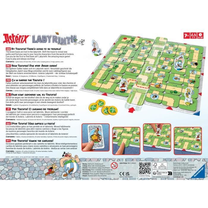 Labyrinthe Astérix Ravensburger Jeux France - vue 3