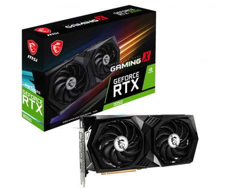 MSI GeForce RTX™ 3050 GAMING X 8G NVIDIA GeForce RTX 3050 8 Go GDDR6