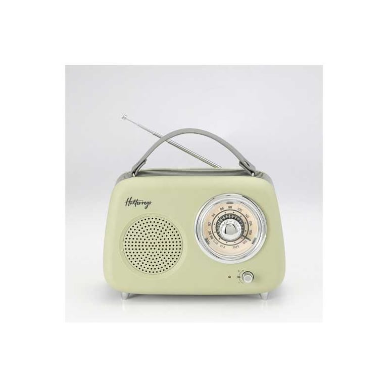 Radio Rétro Halterrego – Bluetooth 5.0, Radio FM, Lecteur USB, Batterie Rechargeable - vue 3