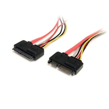 StarTech.com Cable de extensión para datos y alimentación SATA 22 pines 30 cm
