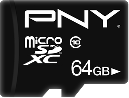 Tarjeta de memoria microSDXC Performance Plus de 64 GB de PNY