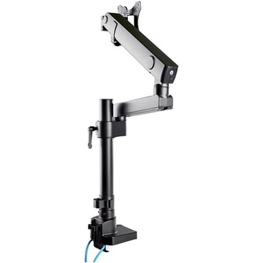 StarTech.com Staffa per montaggio monitor su scrivania - Articolabile 2 x USB 3.0 QualitÃ  superiore (Desk Mount Monitor Arm w/ 34in LCD) [ARMPIVOT2USB3]