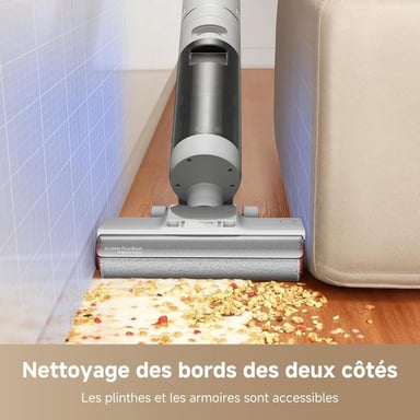 Aspirateur balai Dreame G10 Pro Wet & Dry sans sac 16 000 Pa avec auto-nettoyage de serpillère Blanc